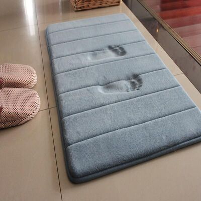 Slow rebound non-slip water uptake Bath mats thickening Doormat The door Bathroom mats TOILET bedroom Living room carpet