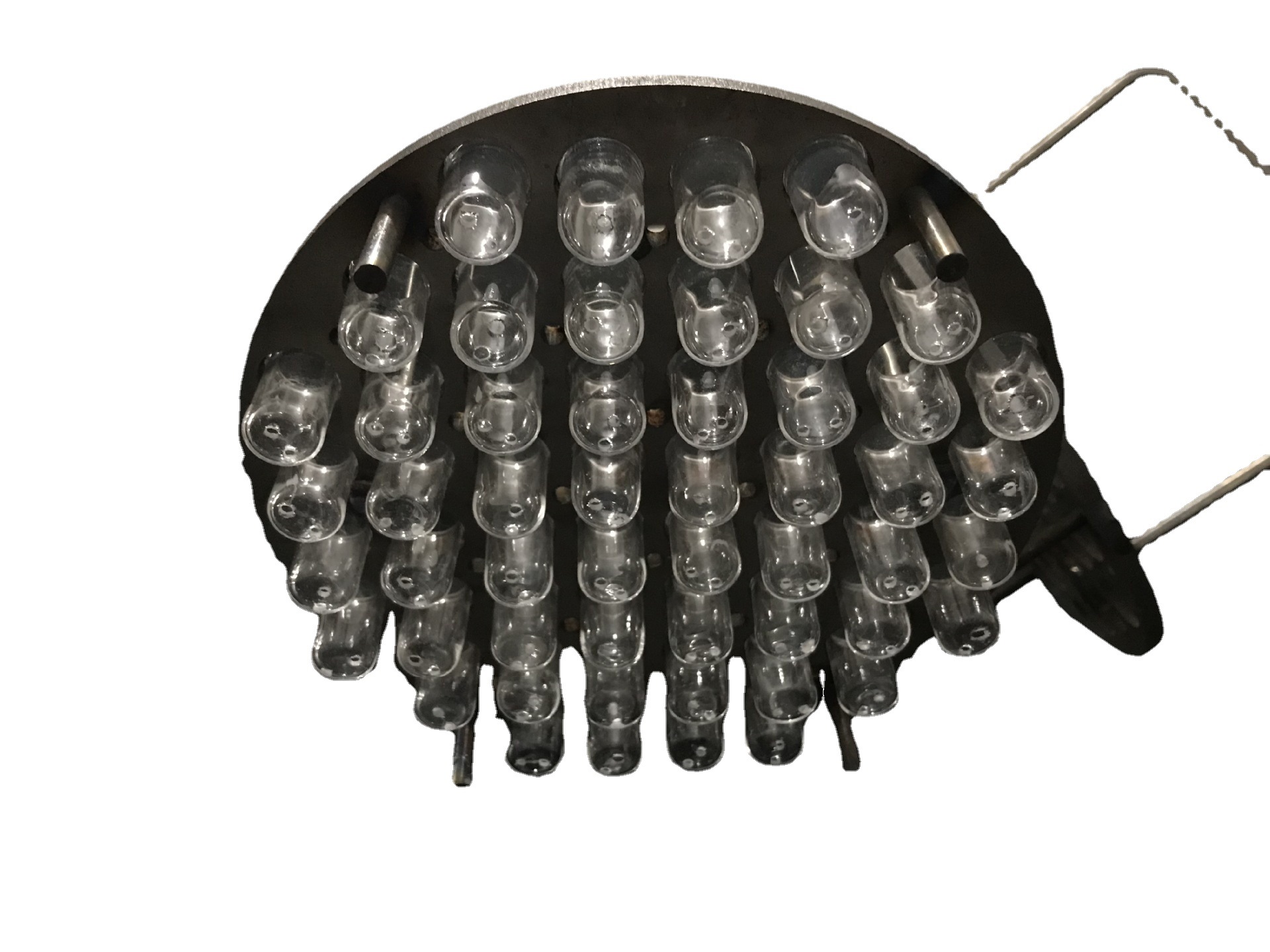 火法试金提炼黄金12孔24孔48孔分金篮带石英杯 不锈钢分金篮