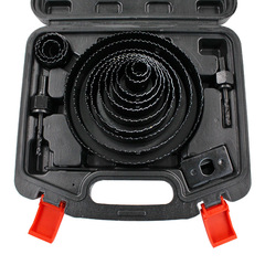 Woodworking hole opener set PVC wood board gypsum board woodworking drill bit expander woodworking pistol drill hole 16PC