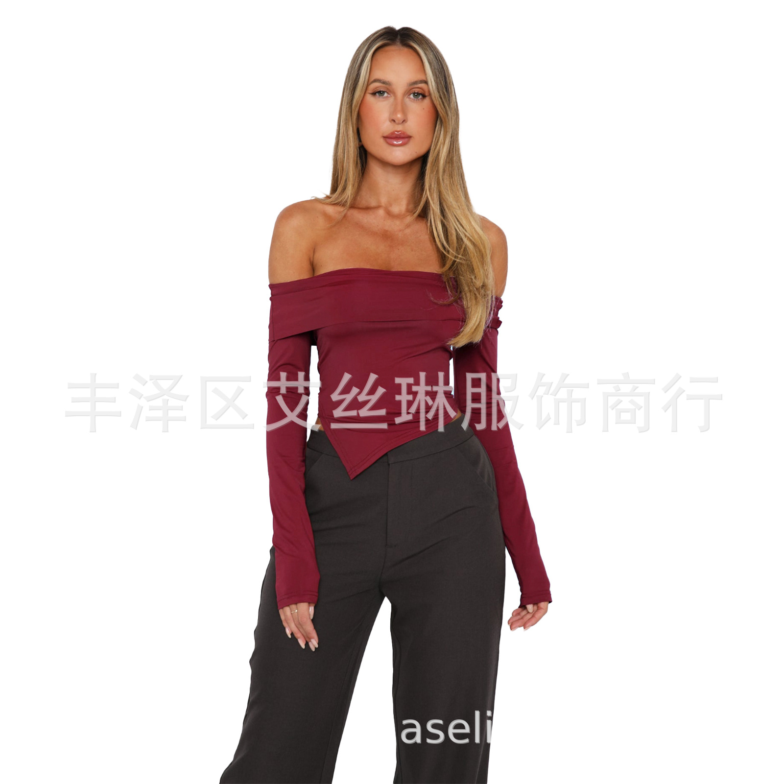 6730 酒红色模特图4.jpg