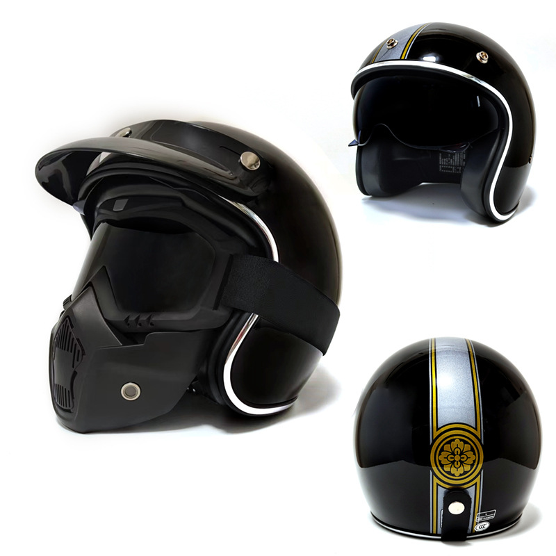 밝은 블랙 콜라주 + 마스크