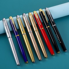黒いサインペン金属ビジネス中性ペンプレゼント広告サインペン現物卸売りロゴ宝珠ペン