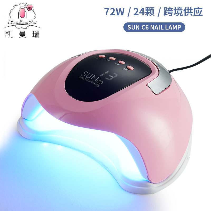 Luz de manicuras transfronterizas 78W máquina de manicuras de alta potencia luz de terapia de uñas tienda de manicuras luz de curado de uñas UV máquina de terapia de luz de pegamento de nail