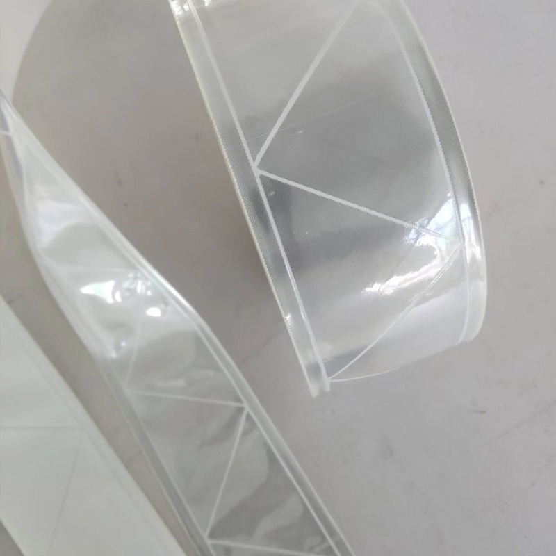 高亮PVC三角反光晶格条 环保车帐篷反光晶格条耐磨衣服反光晶格带