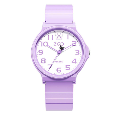 ZGO Zhenggang Sanrio co-branded Coolomi watch female student exam watch waterproof simple children's quartz watch