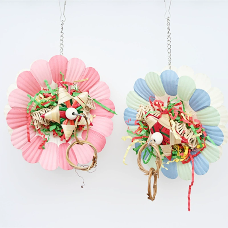 Птица игрушка попугай бумага для сбора травы кусает ротанг слеза поставляет трансграничные производители оптом