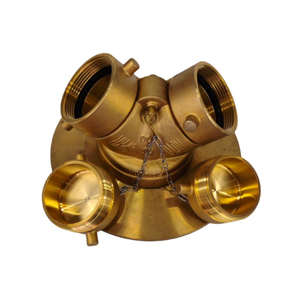 英式BSP外贸4"x2.5"x2.5"铜接合器器带闷盖DN100美式NPT法 兰螺纹