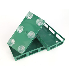 花泥托盤塑料長方形花店用品吸盤講台花掛架鮮花泥圓針盤插花盤