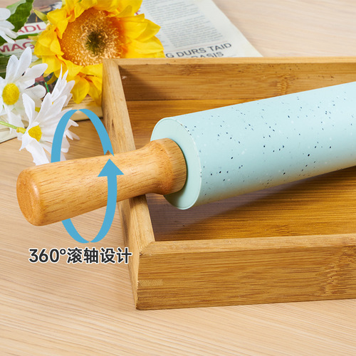 Silicone Rolling Pin for Kids, Adults, and Families - Non-stick, Wholesale, Baking Flour, Roller Style