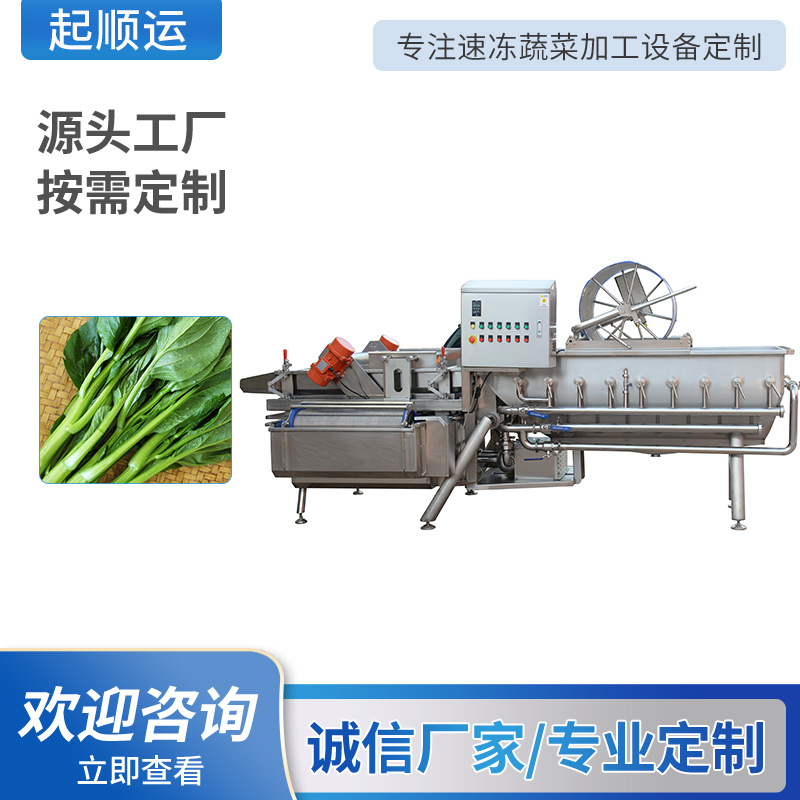 旋流清洗机厂家供应 全自动连续式果蔬清洗机设备高压旋流清洗机