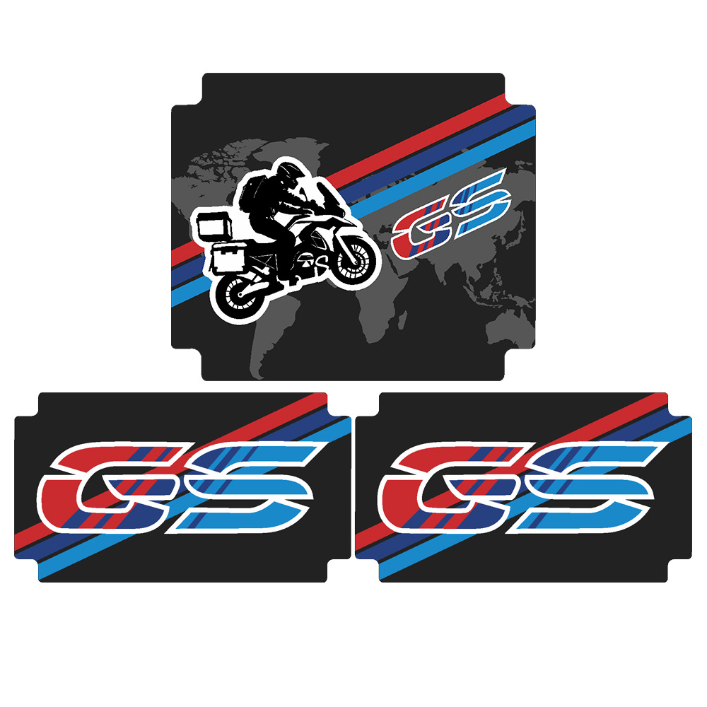 Tres cajas originales de calcomanías superiores reflectantes engrosamiento resistente al desgaste e impermeable protector solar adecuado para BMW R1200GS/R1250GS