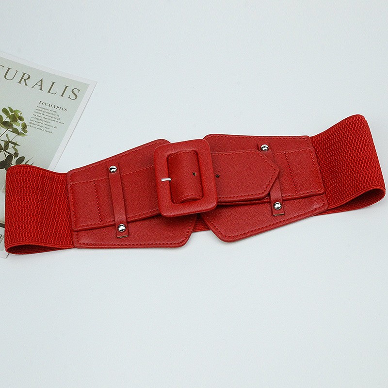 Fashion Solid Color Pu Leather Belt display picture 5