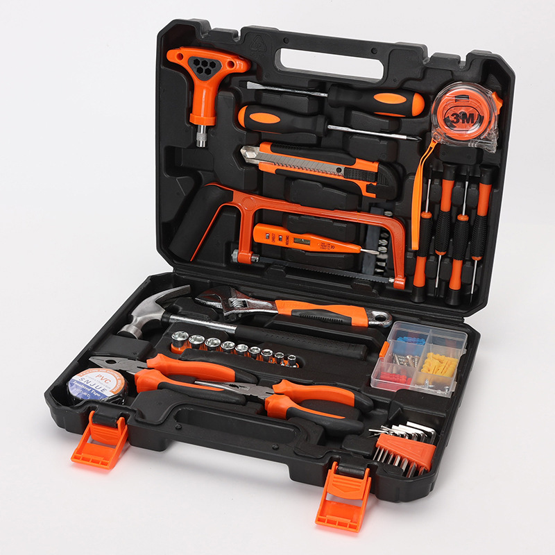 金典款82件套家用碳鋼工具箱套裝組合工具禮品套裝廠家直銷SJ4082