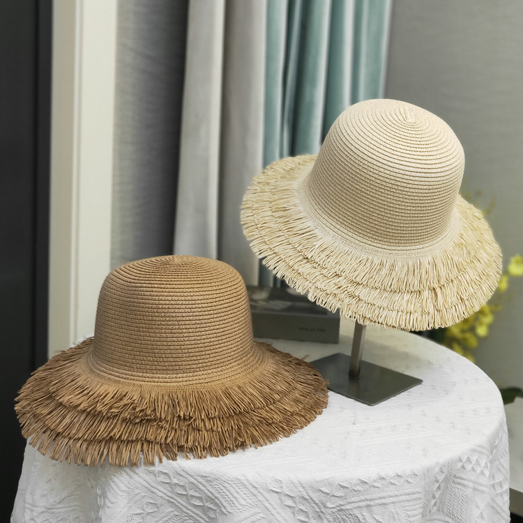 Women's Simple Style Classic Style Solid Color Flat Eaves Straw Hat display picture 1