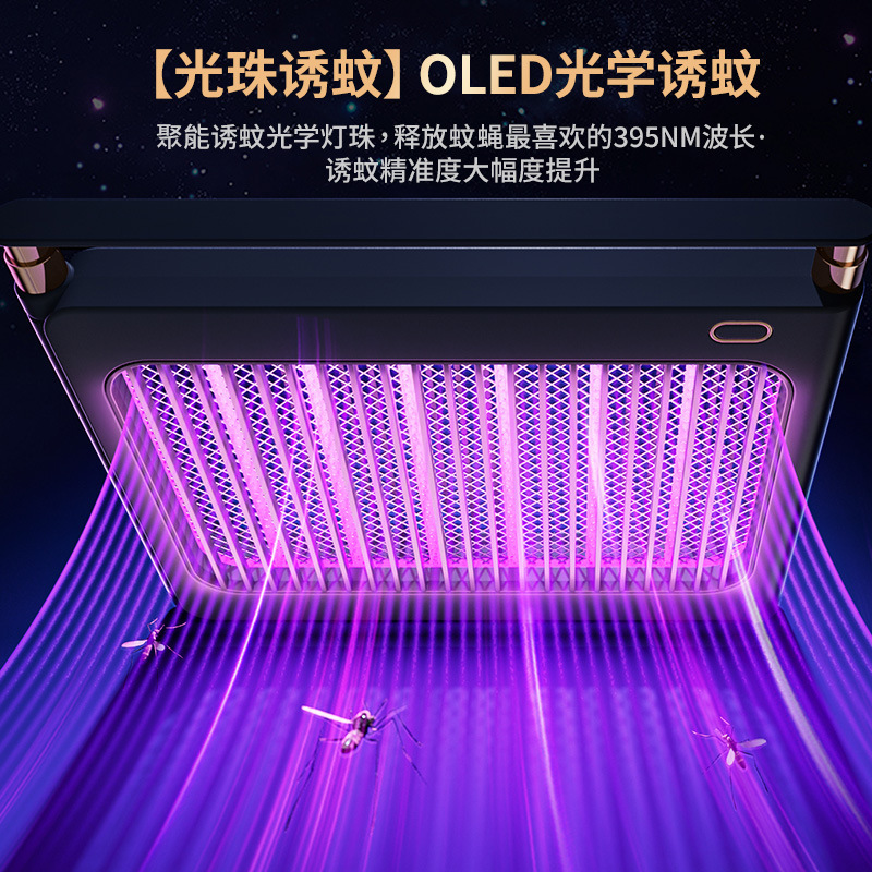 壁掛けポータブル 2025 光トラップ電気蚊取りランプ屋内新しい害虫駆除屋外電気蚊取り器デスクトップクロスボーダー USB|undefined