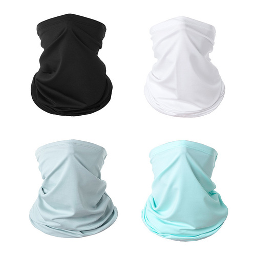 Outdoor sports fishing ice silk sun protection scarf bicycle magic headscarf multi-functional changeable face mask cycling mask