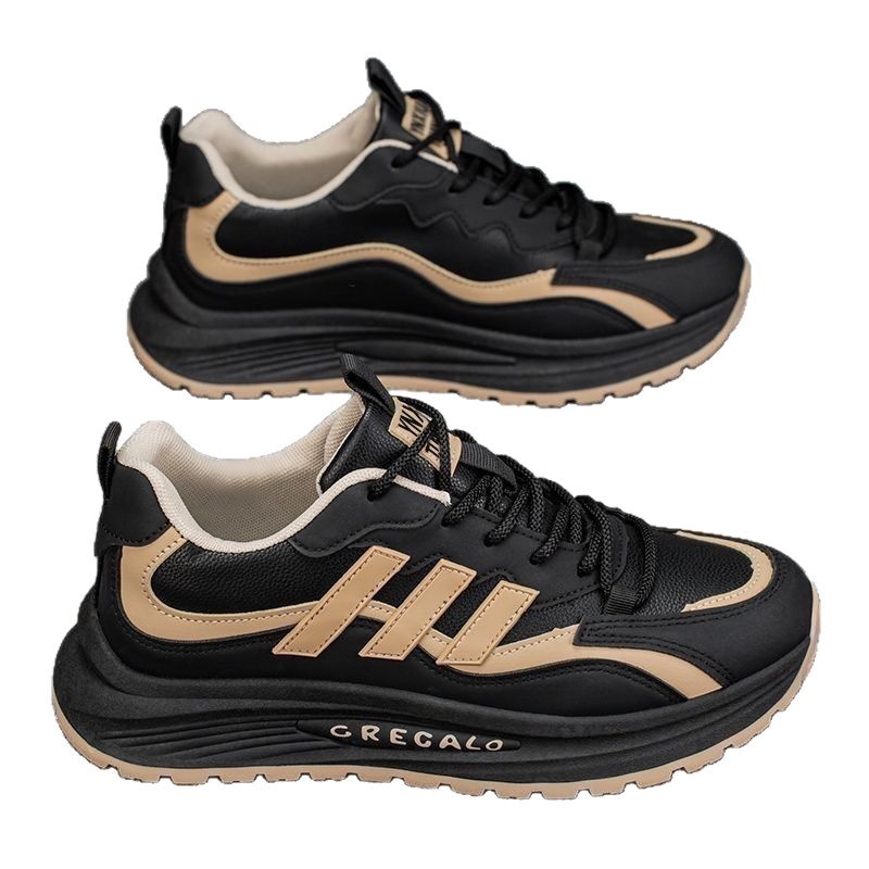 Zapatos de hombre 2025 primavera nuevos zapatos deportivos clásicos de todo fósforo zapatos casuales de hombre pequeños zapatos blancos de moda zapatos ligeros de papá