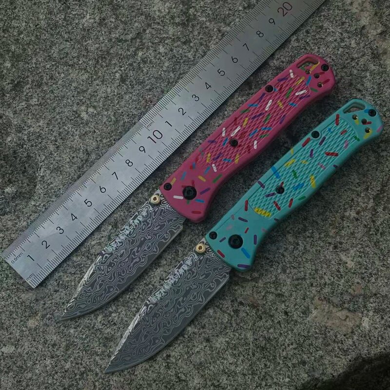 535 Donut Damascus Steel Outdoor Folding Knife Abs Handle Folding Pocket Knife Fishing Camping Knife 535 Donut Damascus Steel Outdoor Folding Knife Abs Handle Folding Pocket Knife Fishing Camping Knife