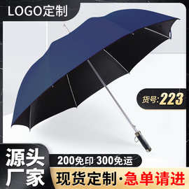 工厂定制 久名伞加工订做logo广告字 八骨弹簧黑胶防晒商务礼品伞