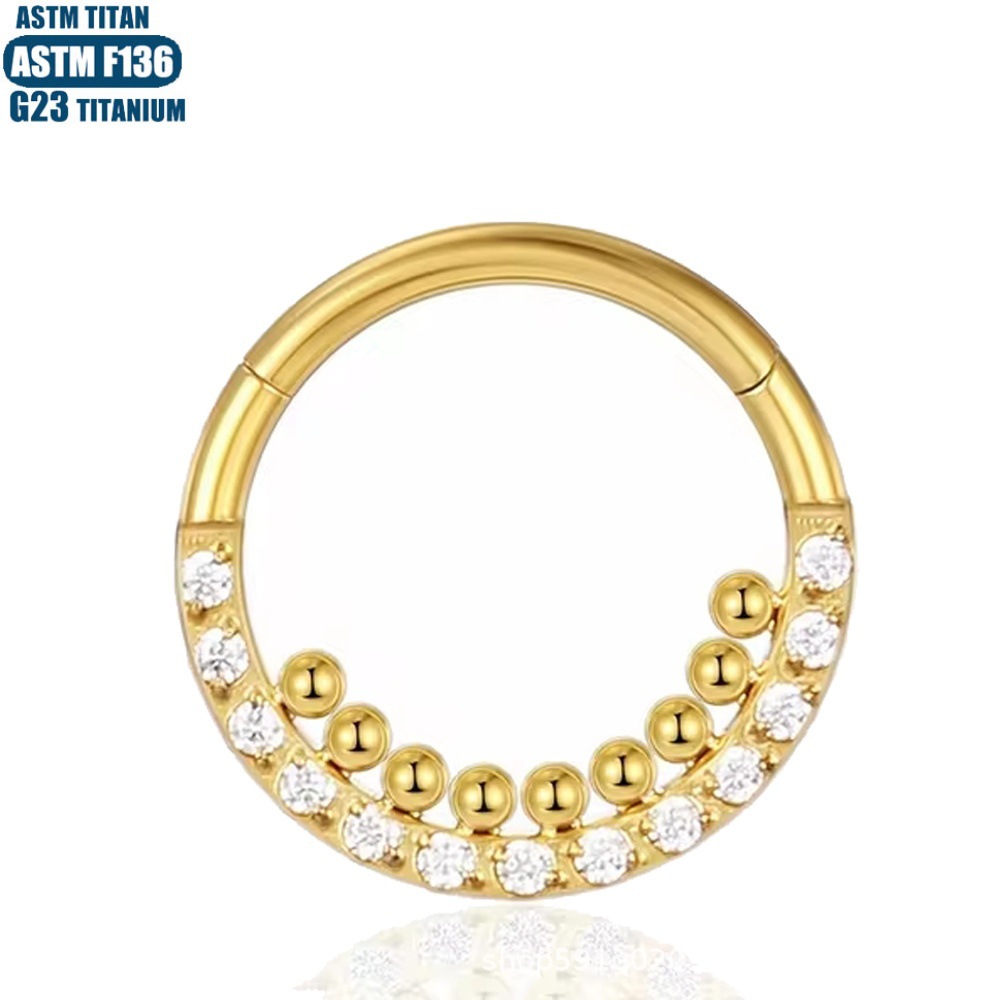 16G labret stud size and finish detail