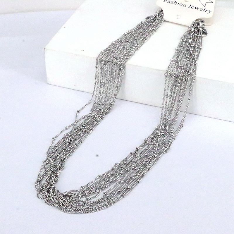 Casual, Daily, Party Occasion Copper Material Simple Style Geometric Solid Color Alloy Copper Plating Unisex Necklace