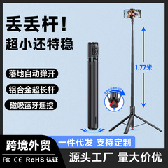 Doudou ポール自撮り棒三脚オールインワン旅行ポータブル携帯電話ホルダーハンドヘルド Bluetooth 自撮りアーティファクト