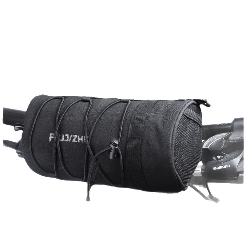 Transfronterizo bicicleta alquiler de bicicleta de montaña vigas delanteras bolsa trasera de tubería a prueba de agua multifuncional bolsa de manija de bicicleta portátil