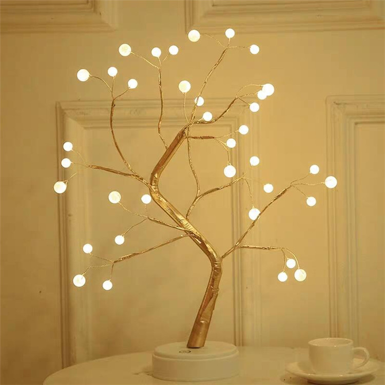 Venta directa de fábrica, luces navideñas transfronterizas, luces led de árbol de luciérnaga, luces decorativas estrelladas para regalo de cumpleaños