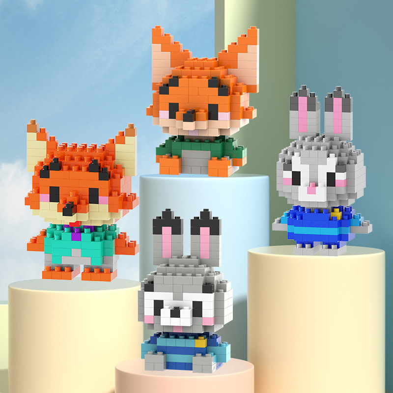 Compatible with Micro-Particle Building Blocks, Plug-In Building Blocks Combination Series, Children's Educational Toys, Ornaments, Small Gifts, Factory Direct Sales