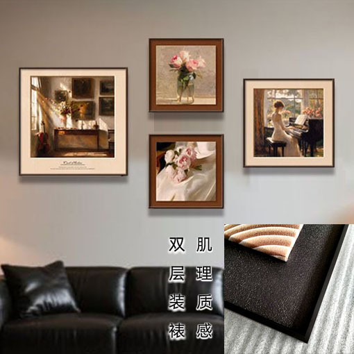 Indoor Sunshine, Antique Style Living Room Sofa Decoration Painting, American Retro Art Painting, French Restaurant Painting, Bedroom Hanging Painting