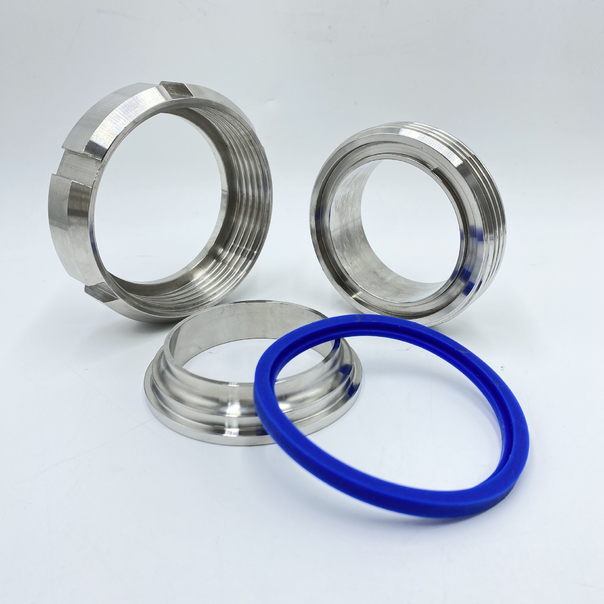 厂家热销卫生级不锈钢螺纹活接头 不锈钢活接头由壬活接SMS活接头