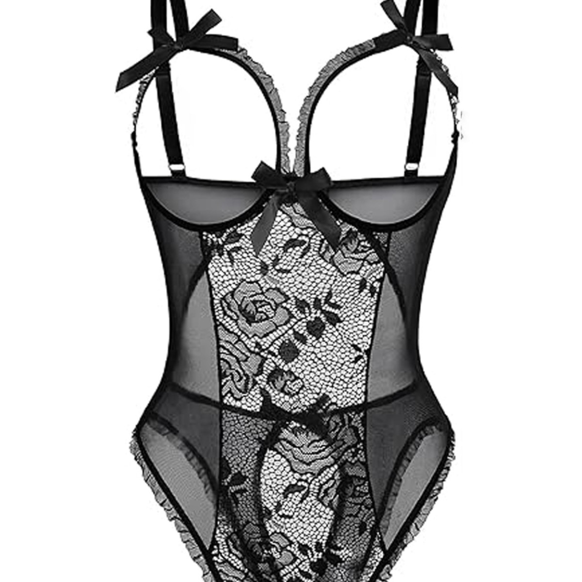 Cross-Border Amazon European and American New Sexy See-Through Suspenders Pure Desire Nightgown Temptation Slim Home Clothes