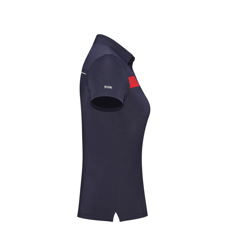 Áo thun golf nữ ngắn tay PGM thoáng mát, thấm hút mồ hôi — KUZ148-Đen, YF596-màu đỏ, KUZ148-Kaki, YF596-màu trắng chi tiết 14