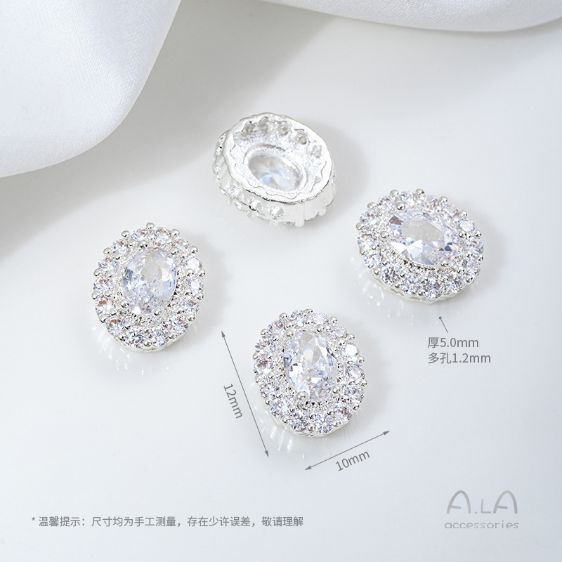 ビーズ卸売 14 K ゴールドメッキシルバーメッキジルコンラウンド水滴多孔質ルースビーズ diy ブレスレットネックレスジュエリーアクセサリー|undefined