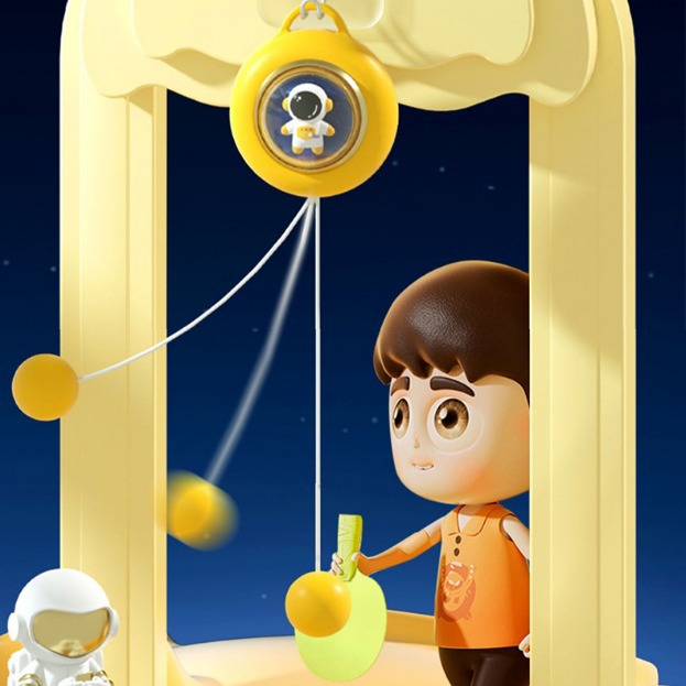 Children's hanging table tennis trainer table tennis racket indoor home parent-child sensory system artifact hand-eye coordination