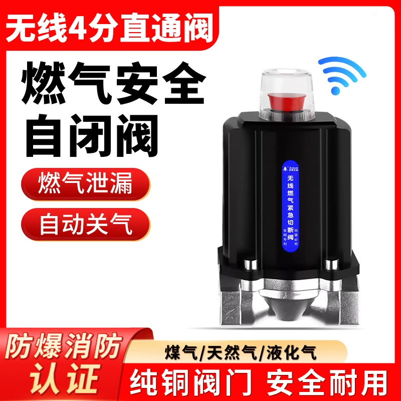 Газовая сигнализация дома электромагнитный запорный клапан кухонный природный газ сжиженный газ газ газ утечка газа Автоматическое отключение газа