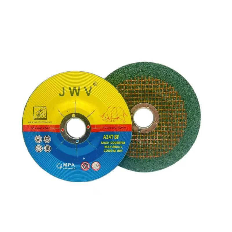 现货125x6x22mmT27钹型角磨片不锈钢专用切割片打磨类砂轮片批发