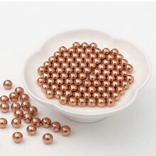 纯铜轴承用纯铜滚珠 T2精密抛光实心紫铜球 3-50mm无磁铜球