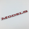 Suitable for Tesla Tesla rear tail label Tesla Model S metal modified car logo