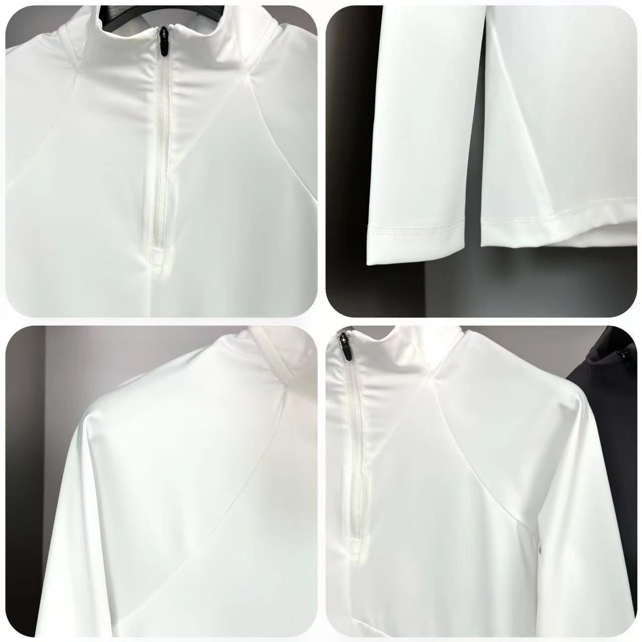 Dijia Bird Home Autumn New Men's and Women's Same Style Vertical Collar Fashion Zipper Casual Outdoor Long Sleeve T-shirt Sports Base