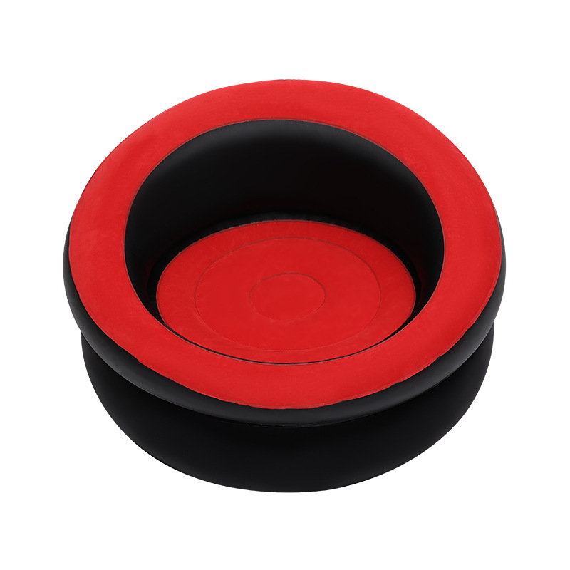 Sofá inflable perezoso grueso a través del espejo, sillón reclinable plegable, sofá exterior con combinación de pedal, sofá flocado