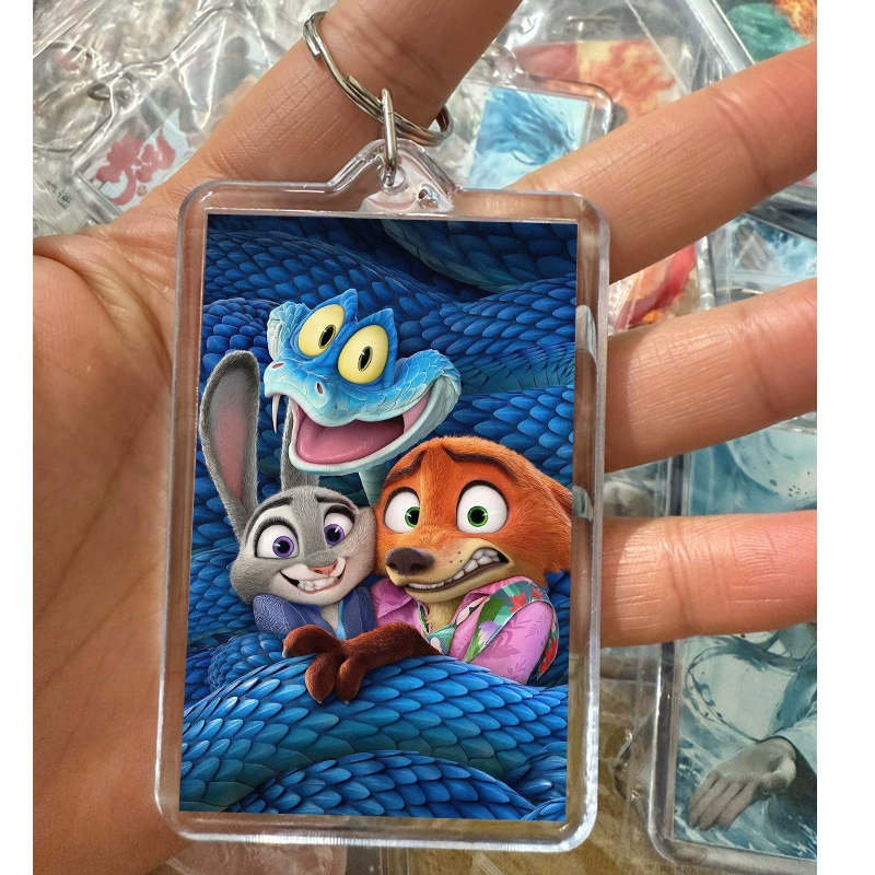 Аcrylic keychain, photo, creative backpack handmade, pendant, DIY