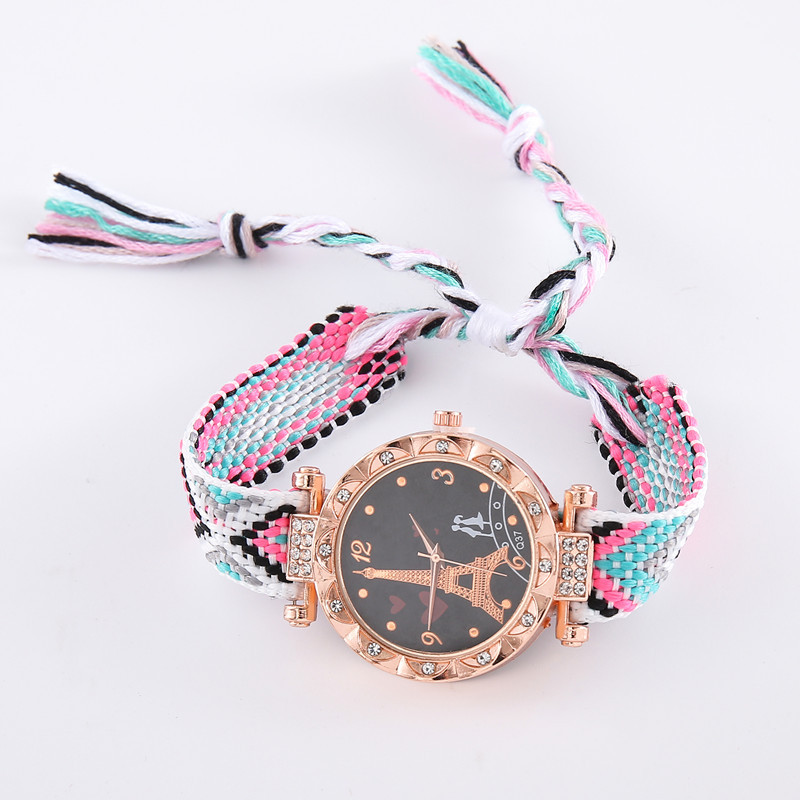 45g Weight Ordinary Glass Mirror Material Imitation Leather Strap Material Watch Classification Pointer+Number Display Type Concealed Buckle Buckle Style Round Dial Shape Casual, Daily Occasion Quartz Movement Eiffel Tower, Butterfly Pattern All Seasons Season Women's Gender Modern Style Style Modern Style Eiffel Tower Butterfly Concealed Buckle Quartz Watch Women's Watches 29