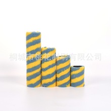 宽黄灰毛套绒布滚筒刷热熔毛套刷头滚芯多种尺寸定制批发源头工厂
