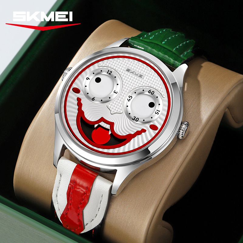 Momento clown reloj de cuarzo hombre creativo personalidad reloj de pulsera fuente de fábrica de relojes de hombre transfronterizos al por mayor