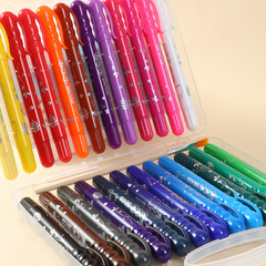 Good article, colorful and painted oil crayons for children, water-soluble oil crayons, kindergarten washable crayon set 