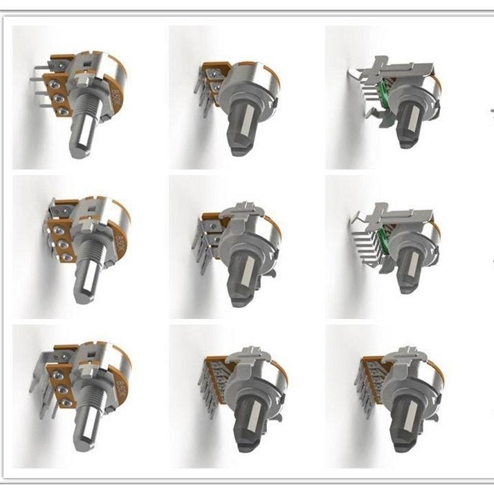 供应RK1615旋转电位器，碳膜电位器,B50K电位器,对数式电位器