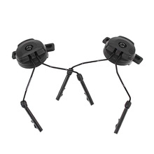 户外战术拾音降噪耳机支架FAST头盔导轨悬挂多功能耳麦配件可旋转