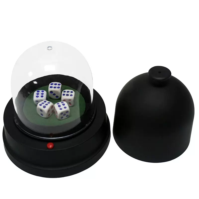 厂家现货娱乐电动全盖骰盅酒吧KTV喝酒大话色盅骰子套装桌面游戏
