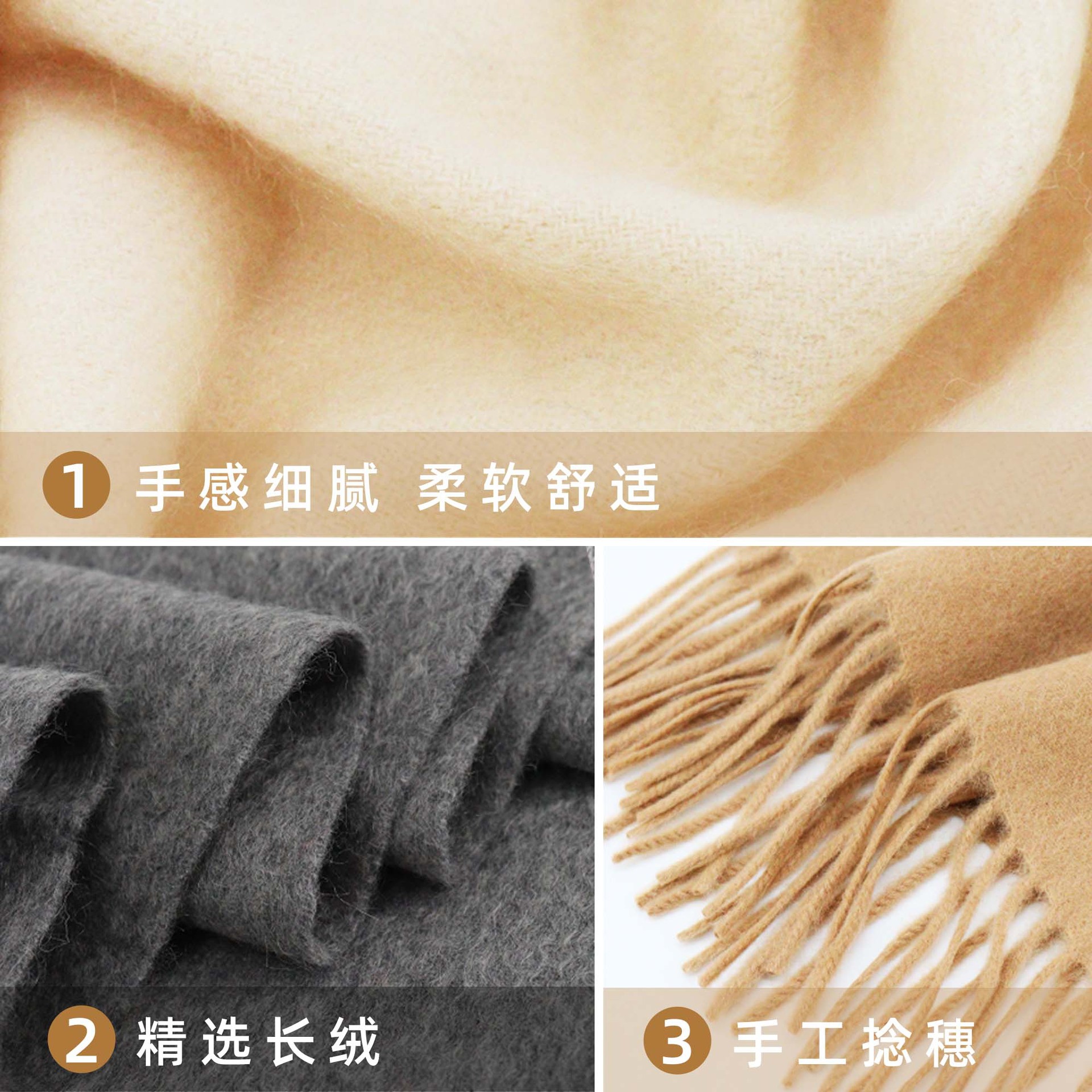 Bufanda 100% de Cachemira para niñas de alto grado Bufanda versátil engrosada para hombre Año nuevo chal rojo Invierno para mujer al por mayor